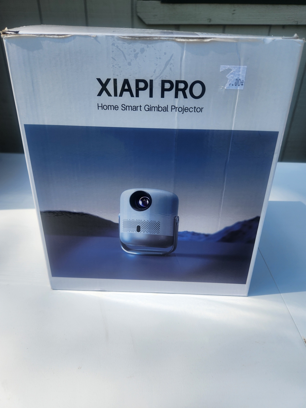 White Home Smart Gimbal Projector